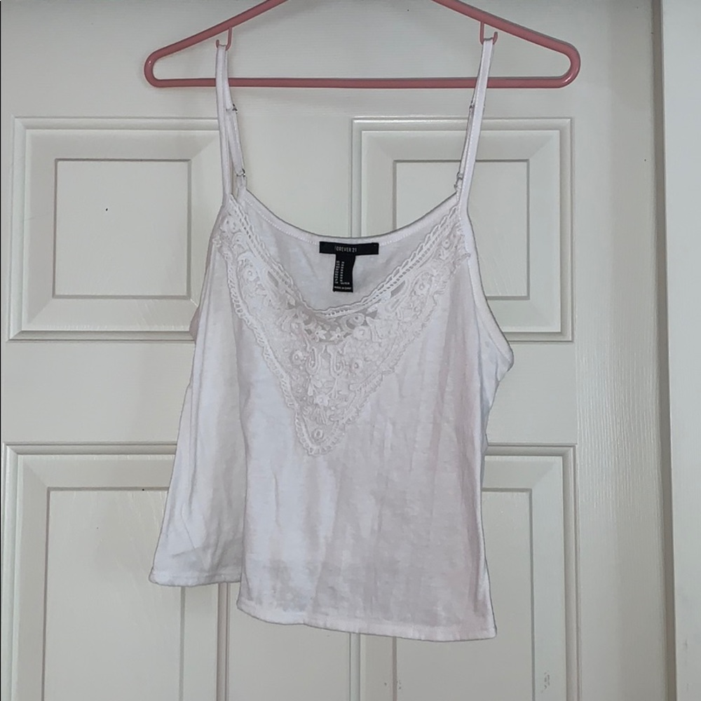 Women’s White Tank